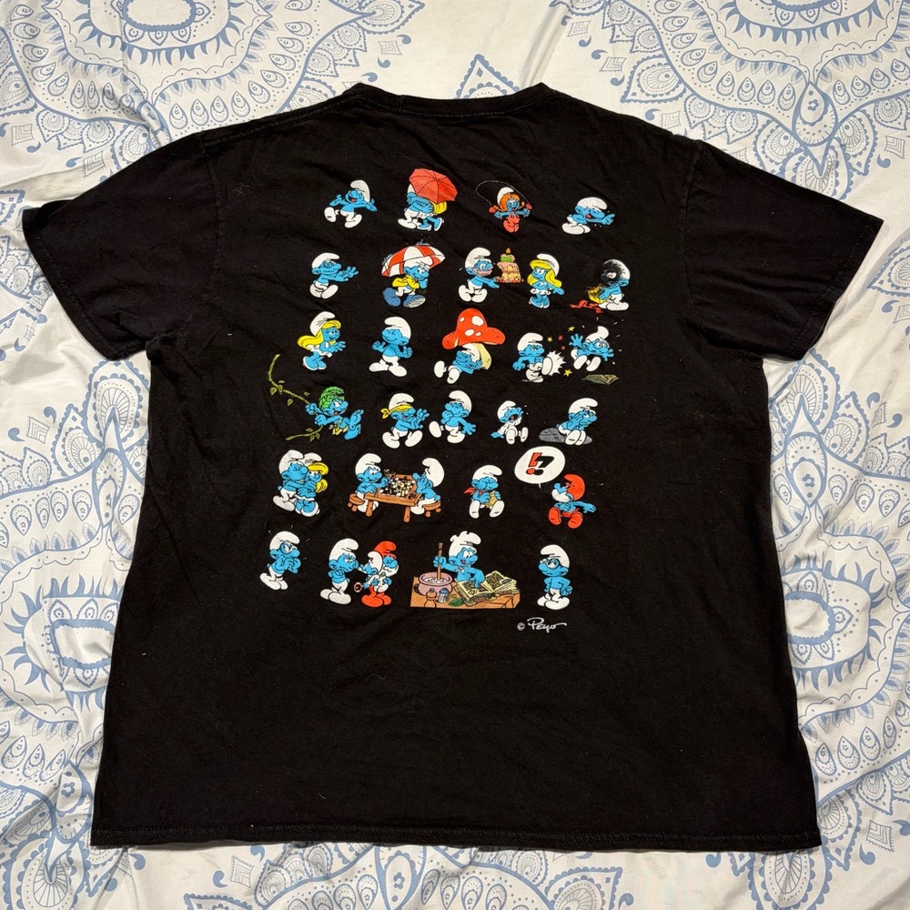 Smurf shirt large